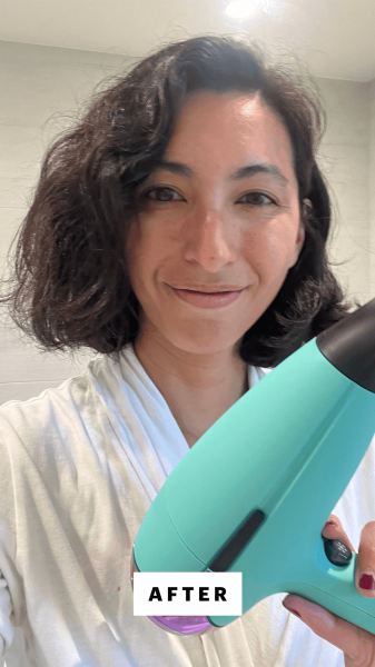 Pai after using the GHD Helios Professional HairDryer